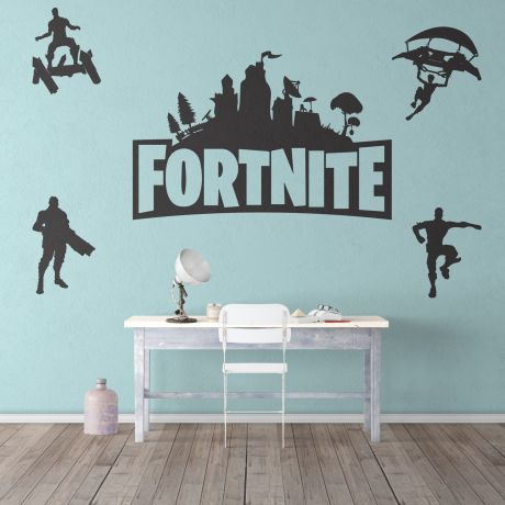 🥇 Wall stickers 3d video game fortnite 🥇