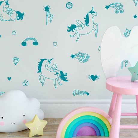 Magical Unicorn for wall decal