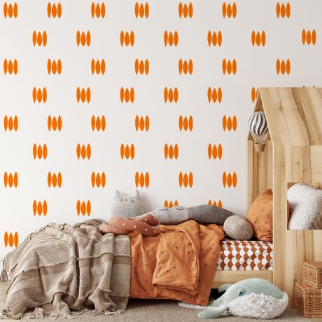 Set of 80 Lines wall Decal Abstract Boho Wall Stickers