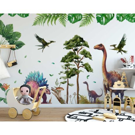 Best Beautiful Dinosaur Vinyl Wall Stickers For Kids Room Decoration