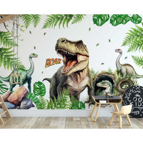 Best Beautiful Jurassic World Theme Dinosaur Wall Stickers For Nursery Decor