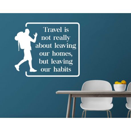 Best Travel Inspired Motivational Quotes Wall Decals