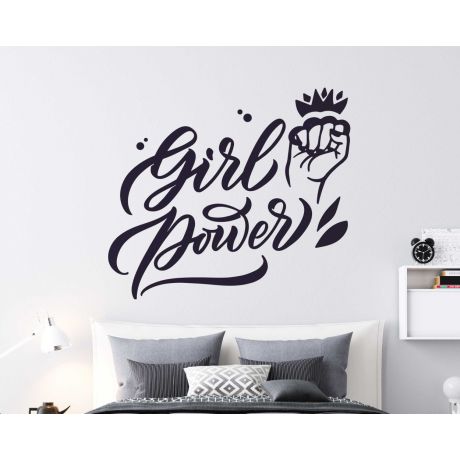 Empower Your Space with 'Girl Power' Quotes Wall Decals