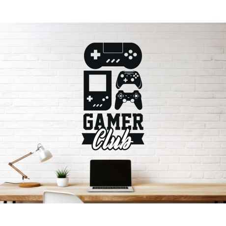 Level Up Your Gaming Space with Gamer Club Gaming Wall Decoration