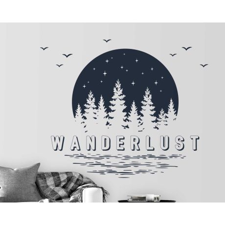 Wanderlust Vinyl Stickers For Positive Vibes And Daily Motivation