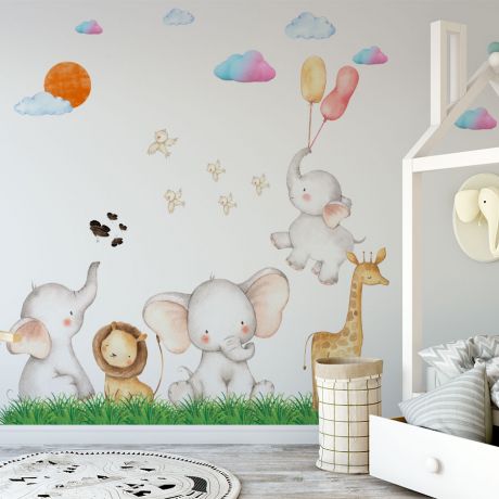 ALL > Wall Stickers Safari animals Buy from e-shop