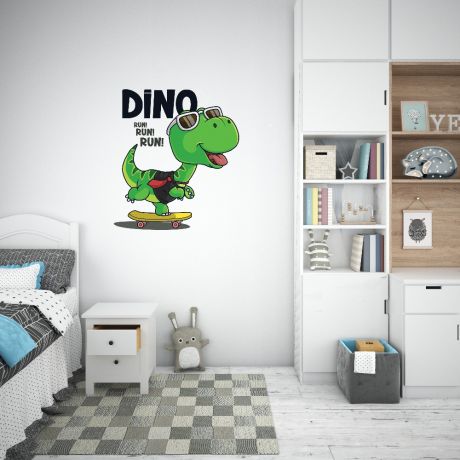 Dinosaur Wall Stickers Dino Educational Names Types Bedroom