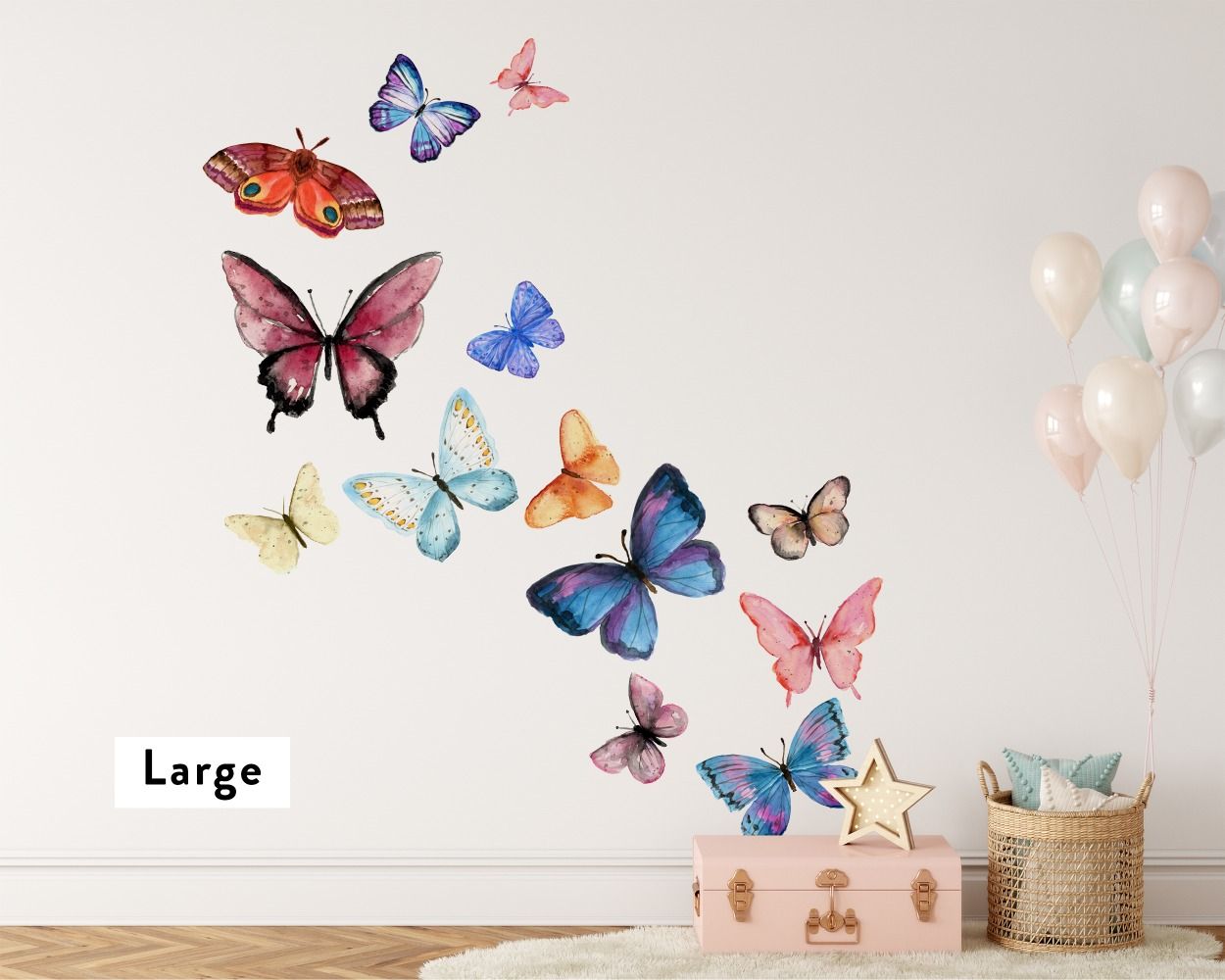 Large Decorative Wall Stickers Butterfly